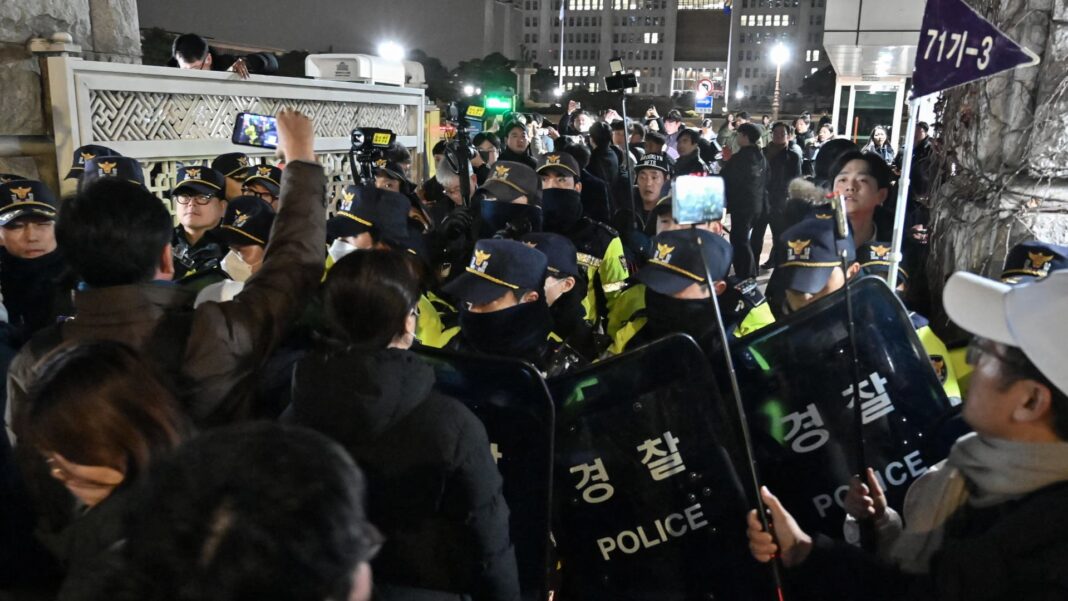 South Korean stocks rocked after martial law declared