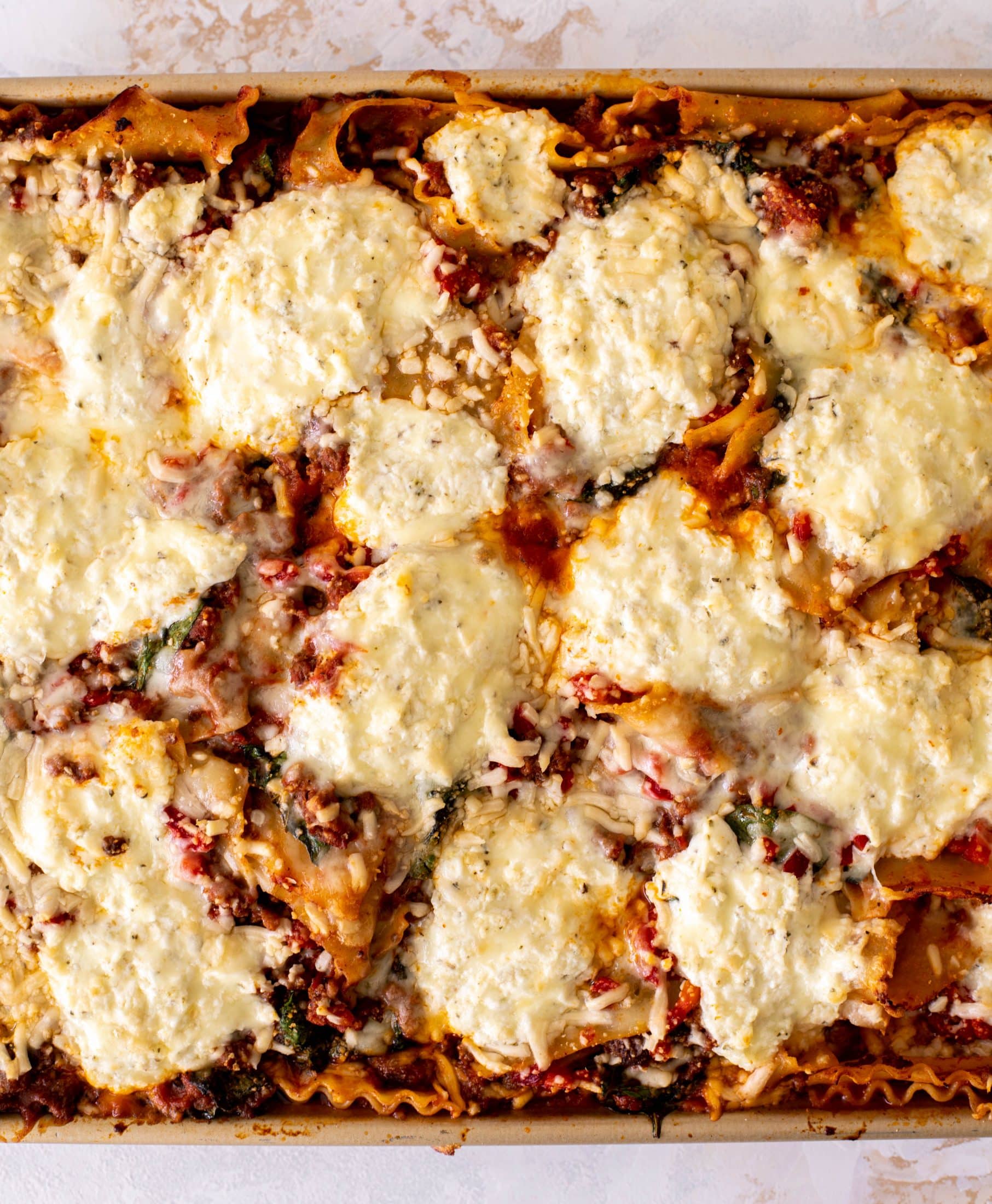 sheet pan lasagna