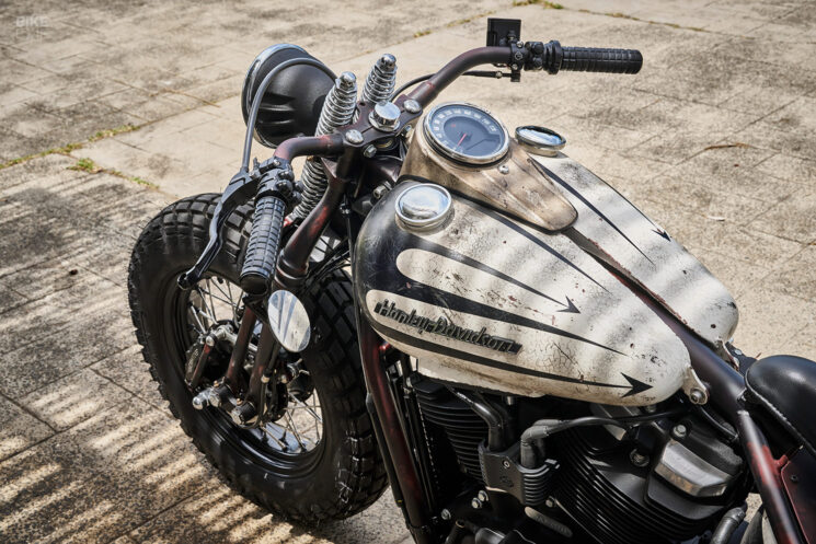 Harley-Davidson Softail beach racer by Gasoline Motor Co.