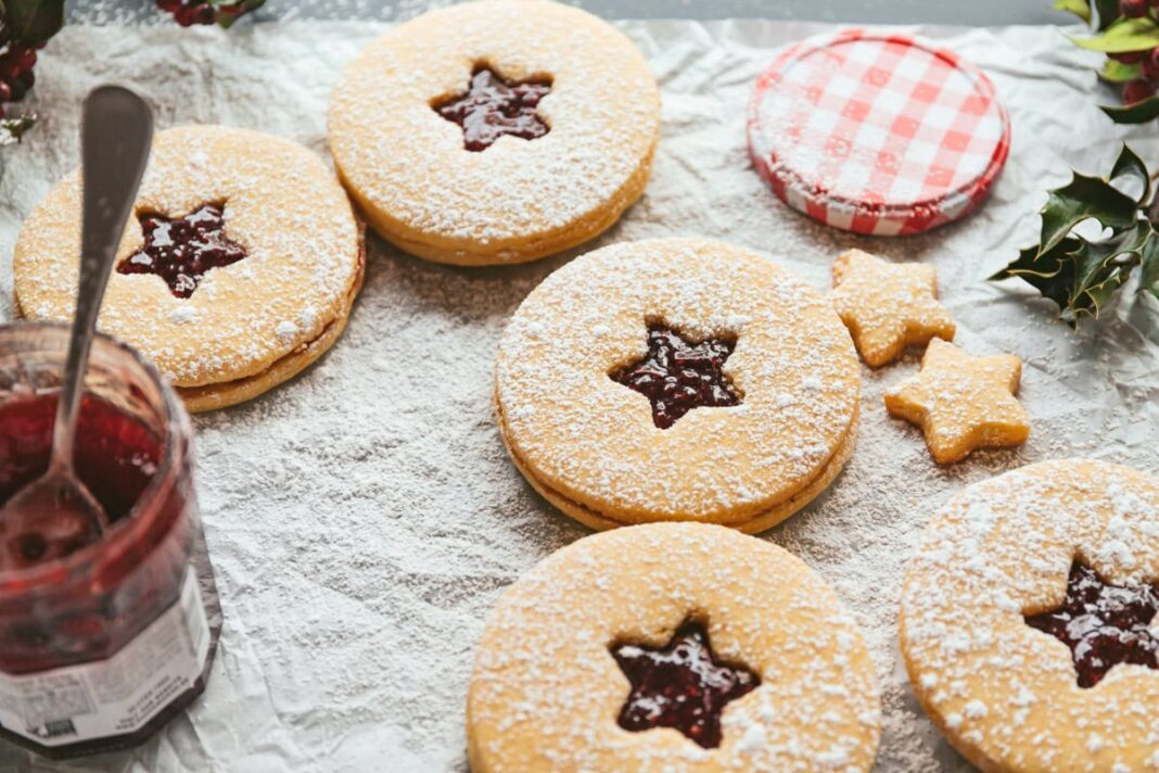 Giant Cornmeal Linzer Cookie Recipe