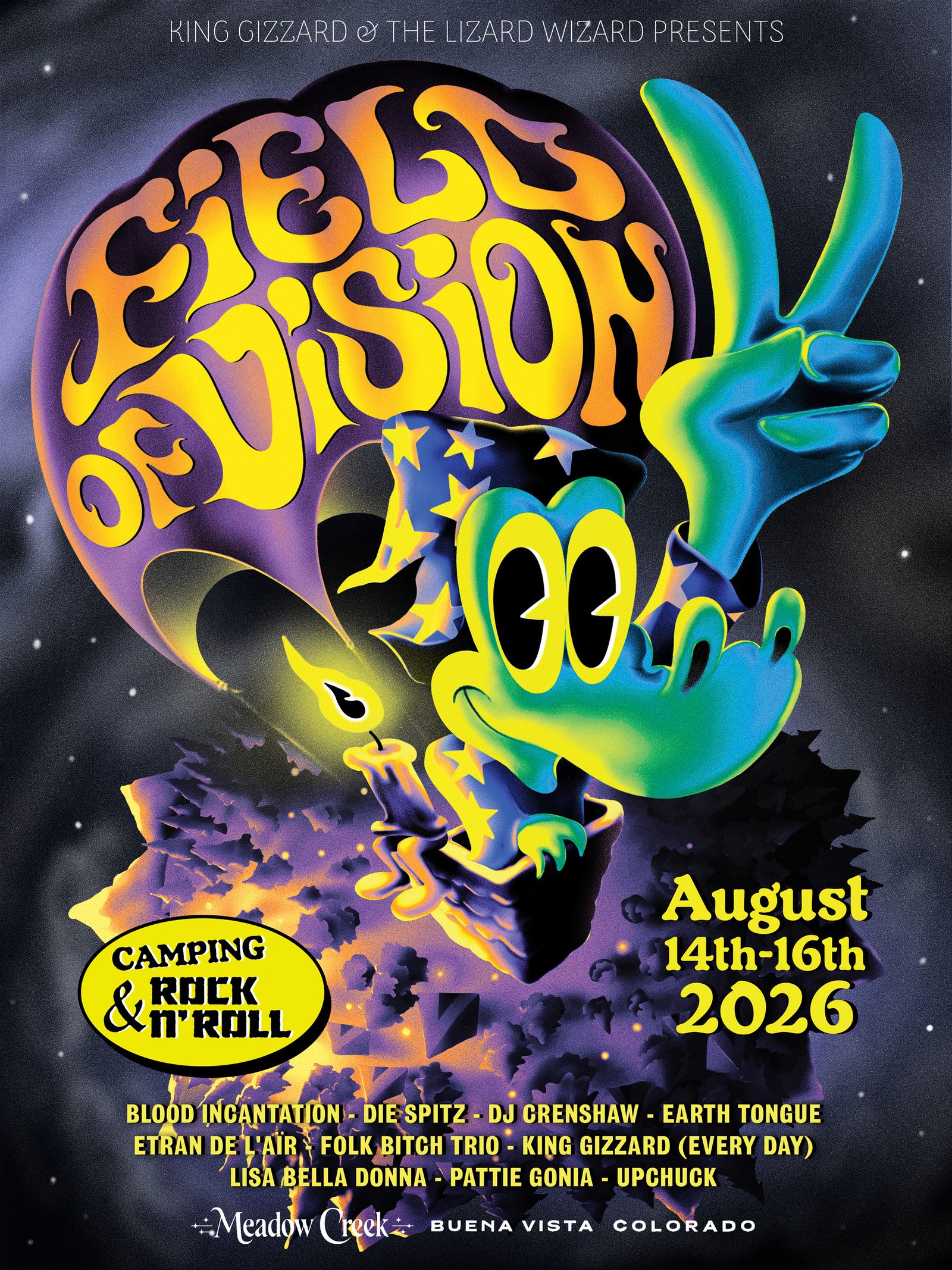 King Gizzard  the Lizard Wizard fest poster