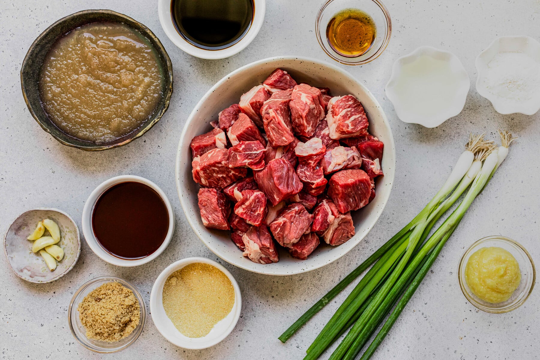 Slow Cooker Korean Beef ingredients